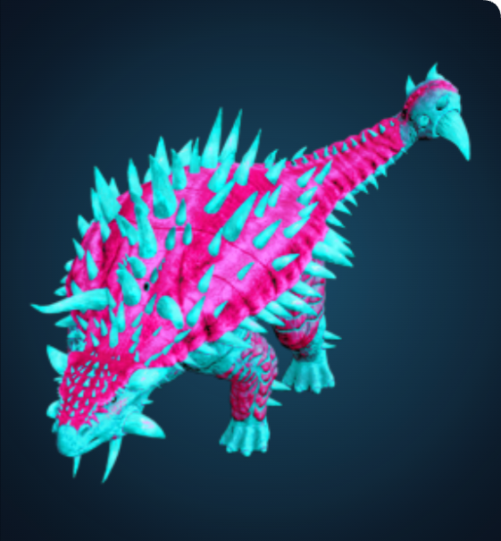 Ankylosaurus - Cotton Candy