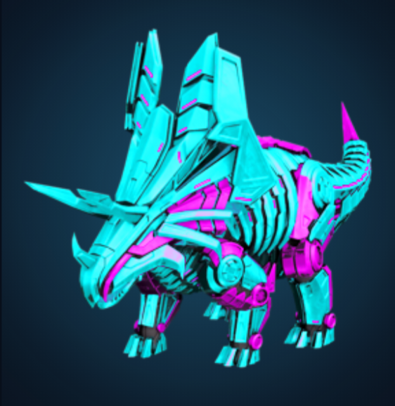 Tek Triceratops - Cotton Candy
