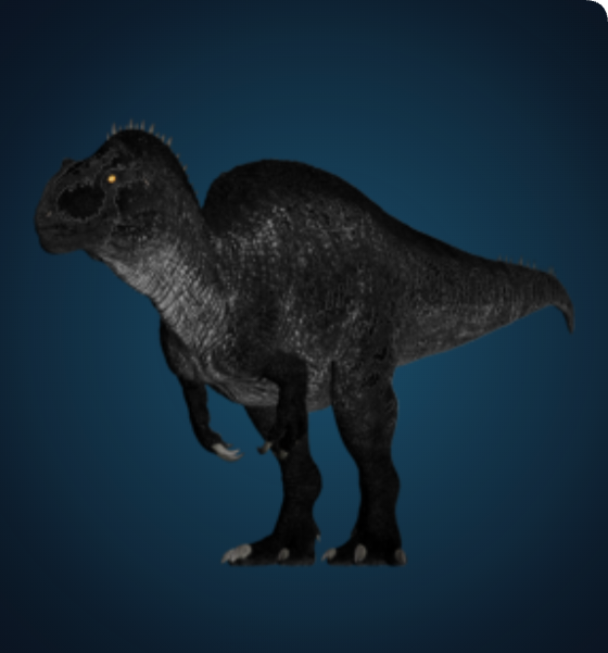 Acrocanthosaurus - Solid Black