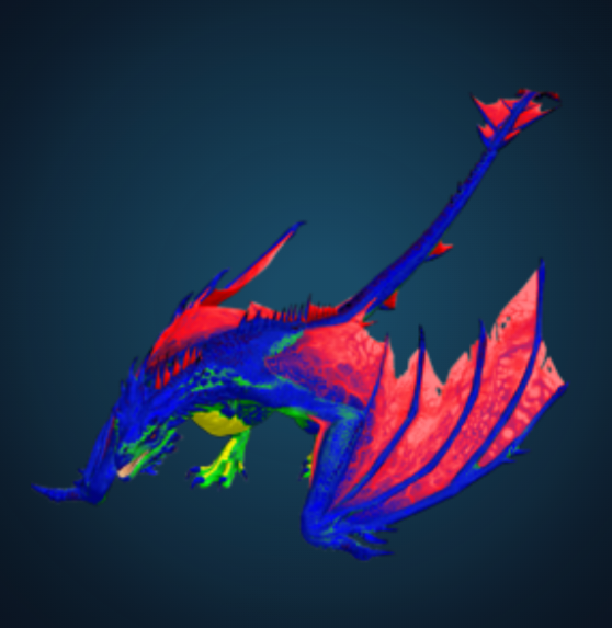 Fire Wyvern - Rainbow