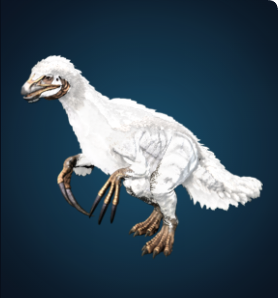 Therizinosaur - White