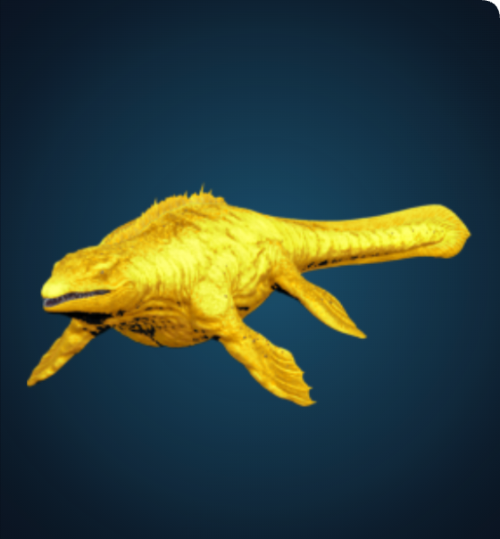 Mosasaurus - Solid Yellow